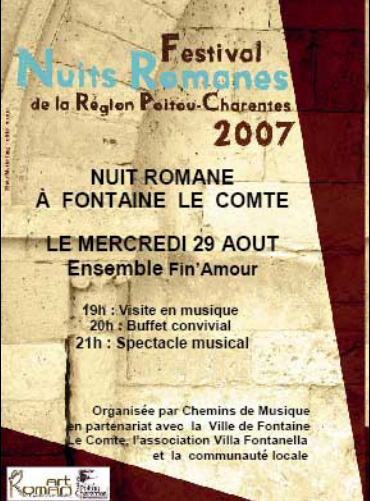 nuits romanes &agrave; Fontaine le comte le 29 aot 2007